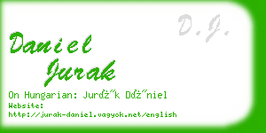 daniel jurak business card